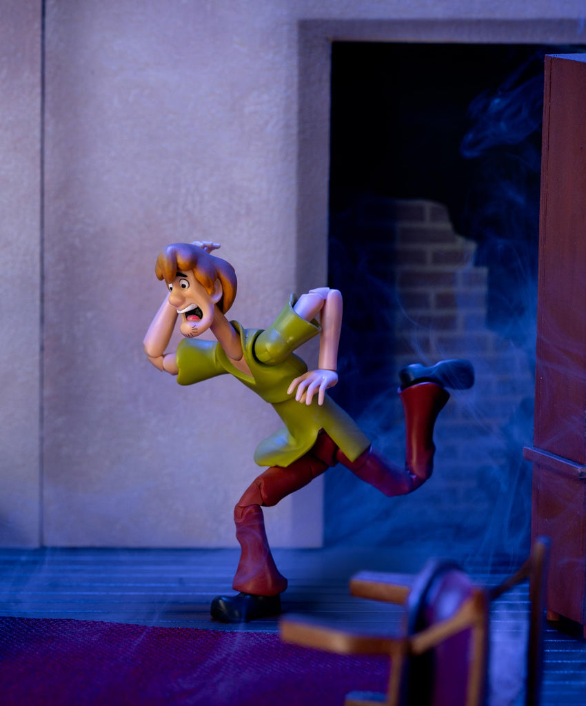 Jada Scooby-Doo! Wave 1 Shaggy Action Figure – 1:12 Deluxe Scale Toys – 6" Tall, Fully Articulated, Collector Packaging