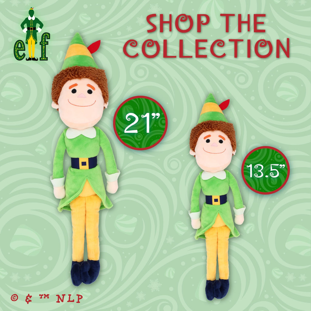 KIDS PREFERRED Warner Brothers Elf Jack-in-The-Box - Buddy The Elf Musical Toy for Kids & Toddlers