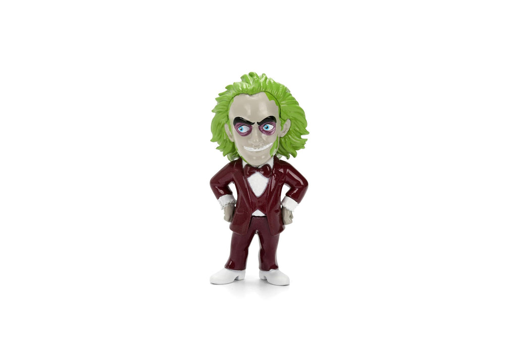 Jada Beetlejuice Metalfigs 4-Pack Movie Collectible Figures 2.5-Inch Scale – Beetlejuice, Lydia, Wedding Variants Toys