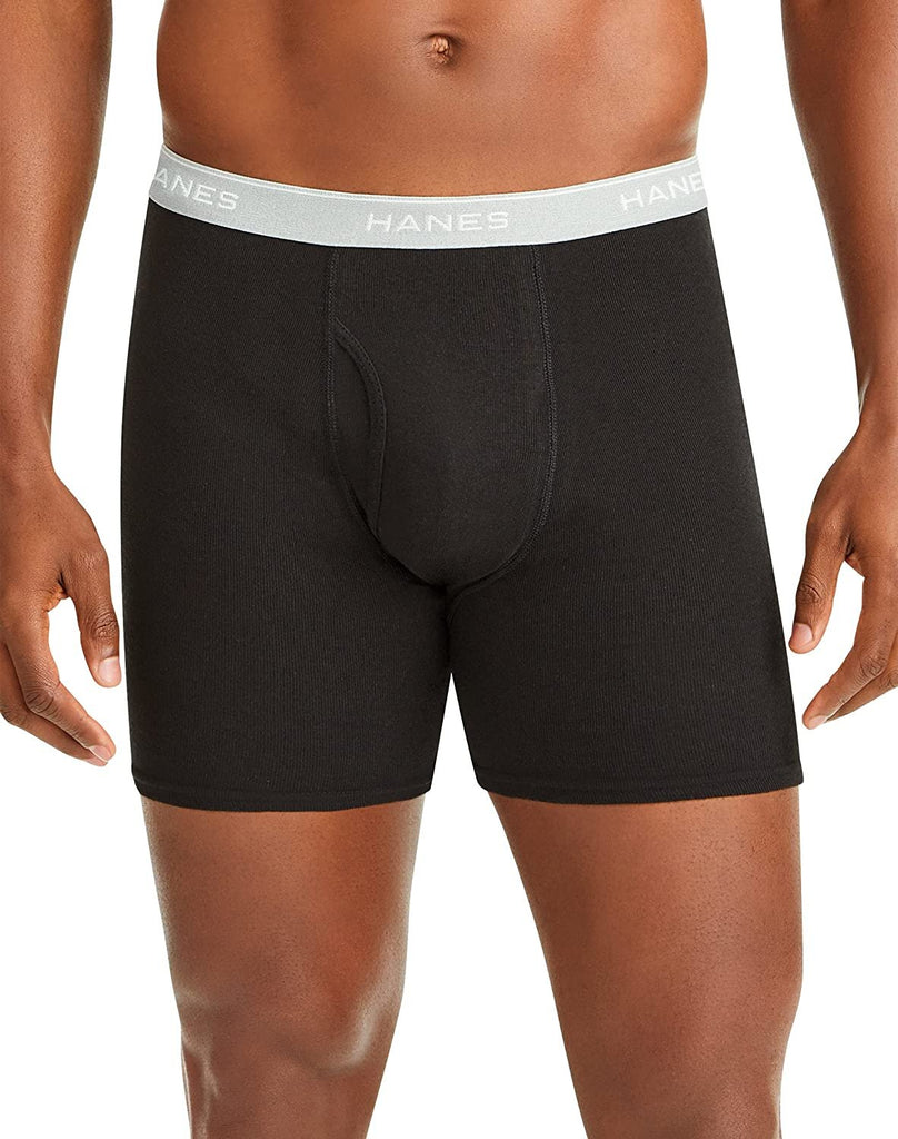 Hanes Mens Boxer Briefs With Tagless ComfortFlex Waistband 10-Pack