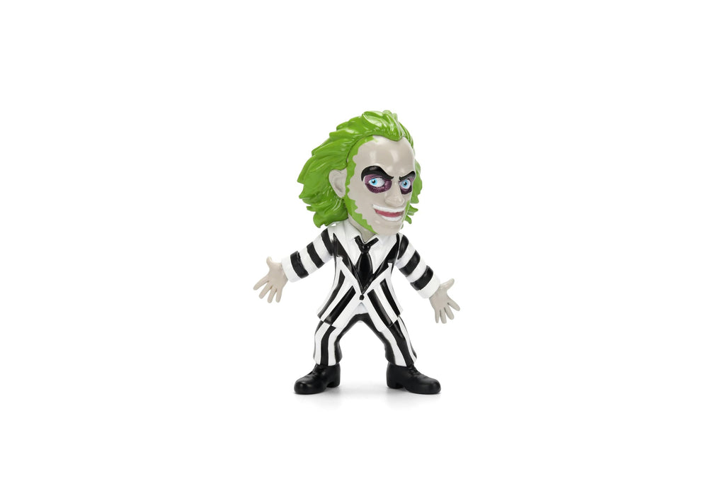 Jada Beetlejuice Metalfigs 4-Pack Movie Collectible Figures 2.5-Inch Scale – Beetlejuice, Lydia, Wedding Variants Toys