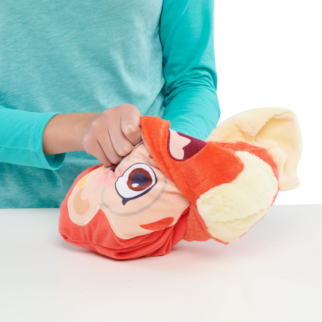 Disney and Pixar Turning Red Meilin Lee Reversible 11-inch Plushie Character Head