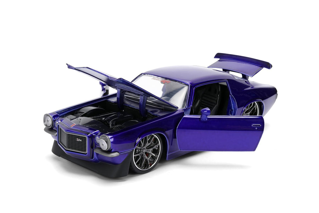 Jada 1971 Chevy Camaro Z28, Purple Toys 36592-1/24 Scale Diecast Model Car
