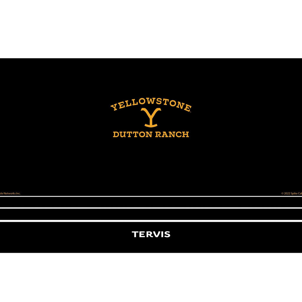 Tervis Traveler Yellowstone Dutton Ranch Triple Walled Insulated Tumbler Travel Cup Keeps Drinks Cold & Hot, 30oz, Stainless Steel
