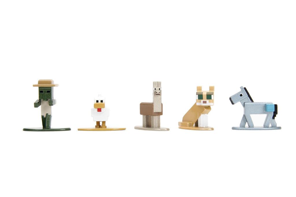 Minecraft Legends 1.65" 18-Pack Die-Cast Figures Nano Metalfigs, Toys for Kids and Adults