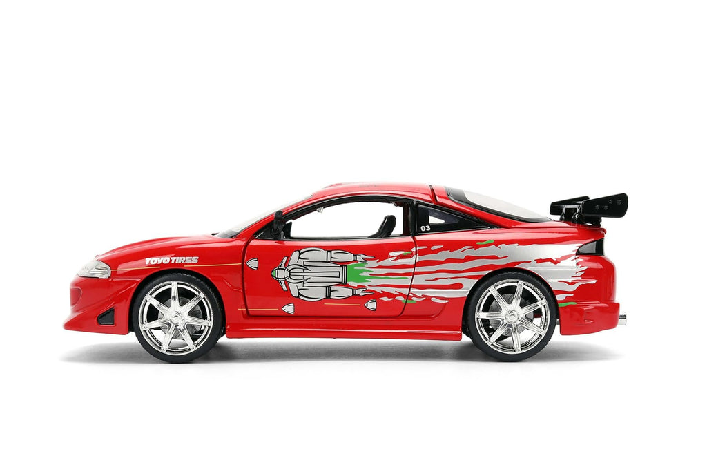 Brian's Eclipse Remix, Fast & Furious - Toys 36815-1/24 Scale Diecast Model Car