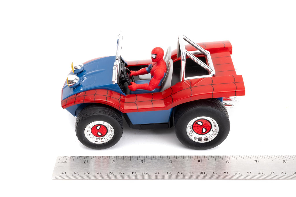 Marvel 1:24 Spider-Man Buggy RC Radio Control Cars, Toys for Kids and Adults