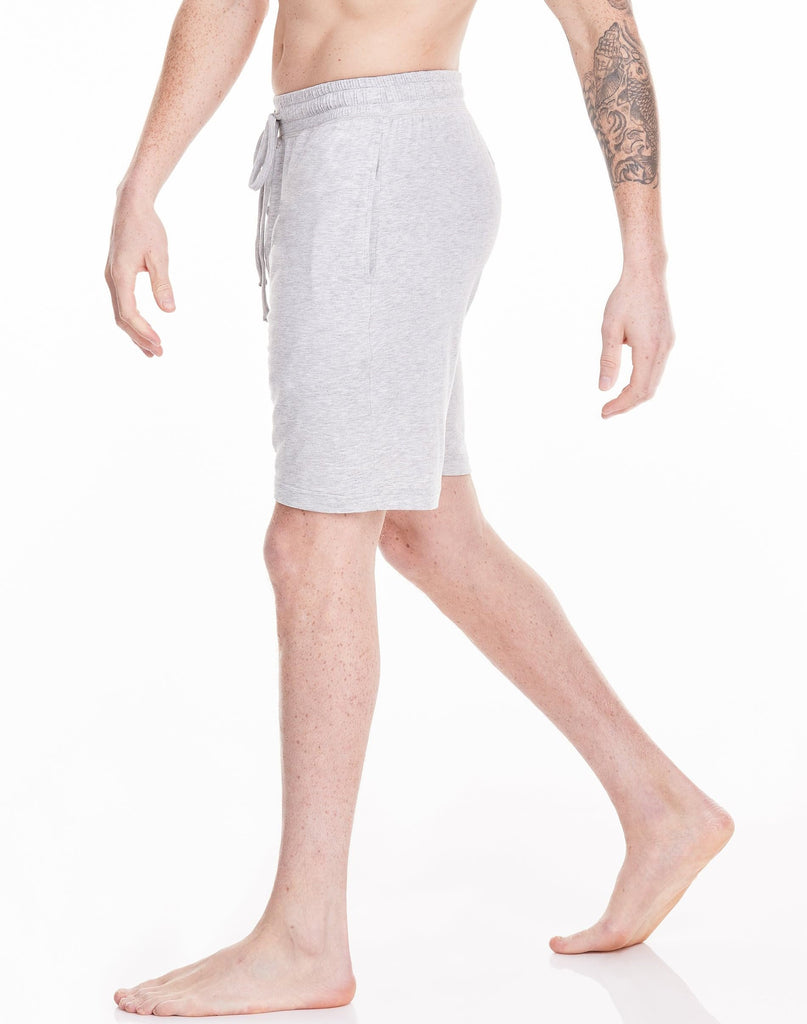 Hanes Men's Tag Free Pajama Lounge Short with Side Pockets, Large, Black