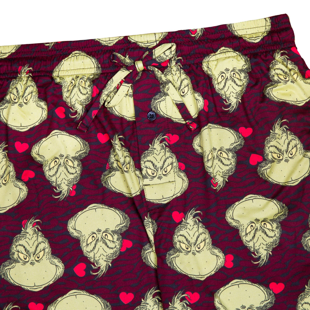 Dr. Suess womens The Grinch Who Stole Christmas Lounge Pants With Pockets Multiprints