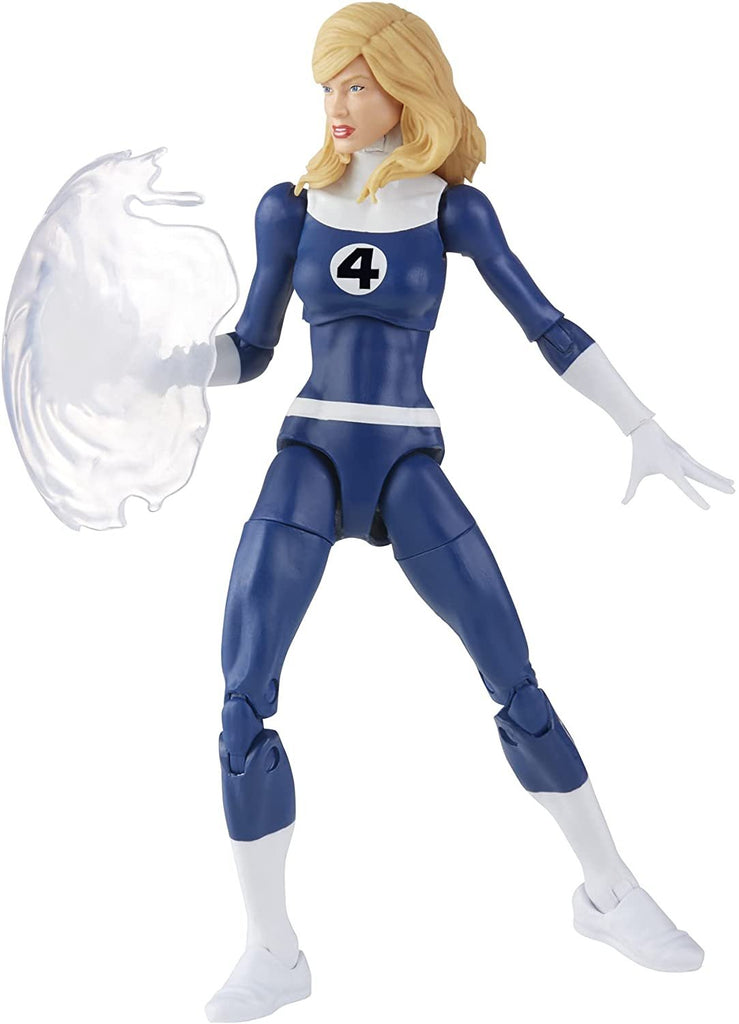 Hasbro Marvel Legends Series Retro Fantastic Four Marvel's Invisible Woman 6-inch Action Figure Toy, Includes 3 Accessories