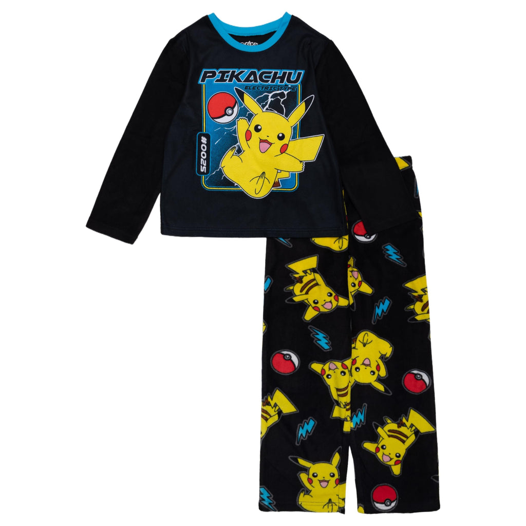 Pokémon boys 2-piece Loose-fit Pajama Set, Soft & Cute for Kids