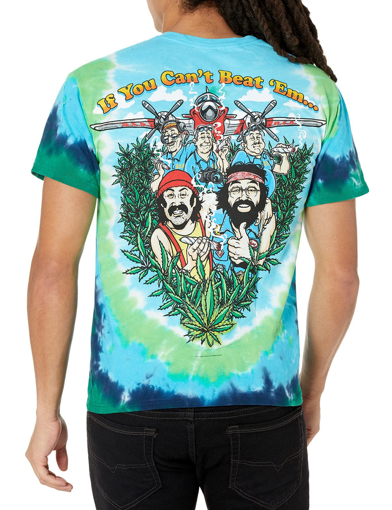 Liquid Blue Men's Cheech and Chong Field Of Dreams T-Shirt, Multi, X-Large