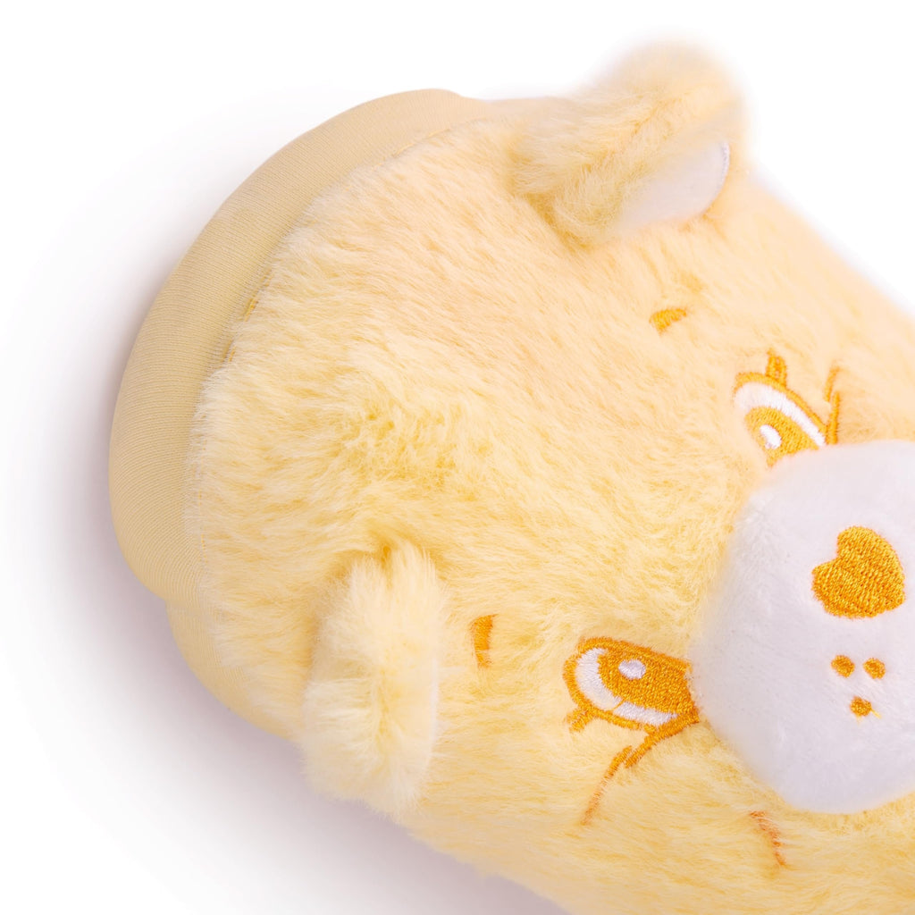 Care Bears Unisex Cozy Plush Memory Foam Indoor Outdoor Soled Slipper in Sizes S-XL, Cheer Bear-Pink Terry Clog, Large Women