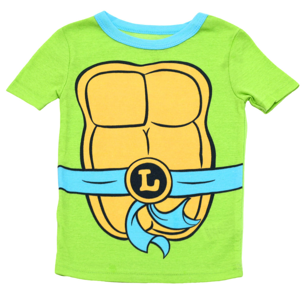 Nickelodeon Ninja Turtle Pajamas for Boys, Toddler 4 Piece Snug Fit TMNT Pajamas for Kids, Ninja Turtle Pj Pants & Shirt Set, 5T