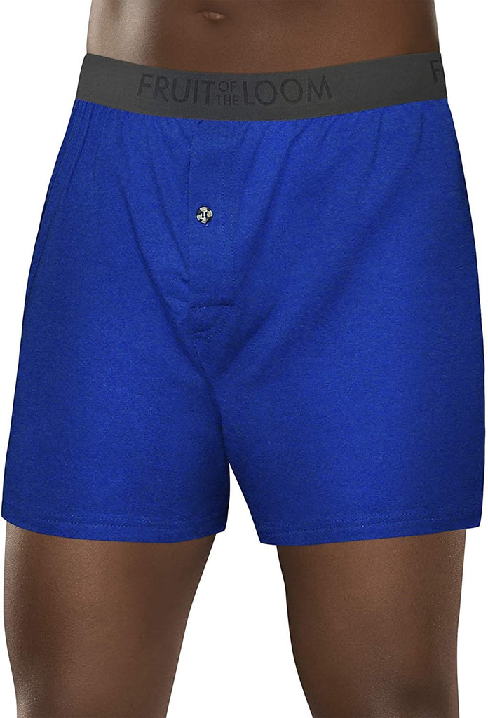 Fruit of the Loom Men's Tag-Free Boxer Shorts (Knit & Woven)