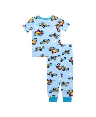 Centric Brands Disney Mickey Mouse Boys’ Pajama Set – Short Sleeve Top & Pants – Sizes 2T–4T – Mickey, Donald, Goofy & Pluto