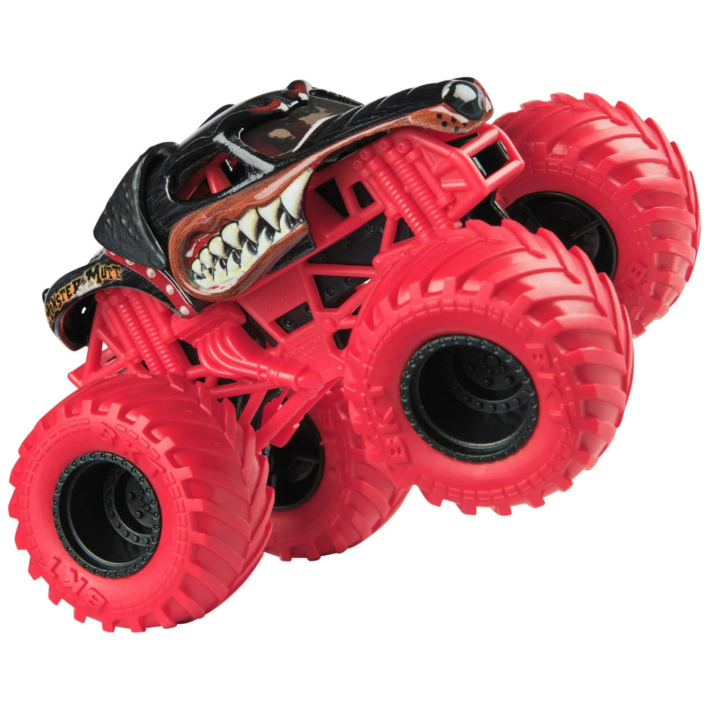 Monster Jam, Official Monster Mutt Rottweiler Monster Truck, Die-Cast Vehicle, 1:64 Scale, Kids Toys for Boys Ages 3 and up