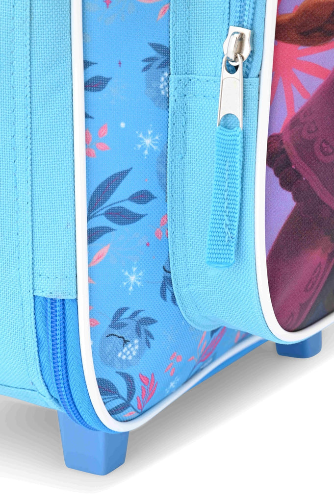 Fast Forward Frozen Girls Luggage 16" Soft Side Wheeled Pilot Case- Rolling Suitcase 16x12x5