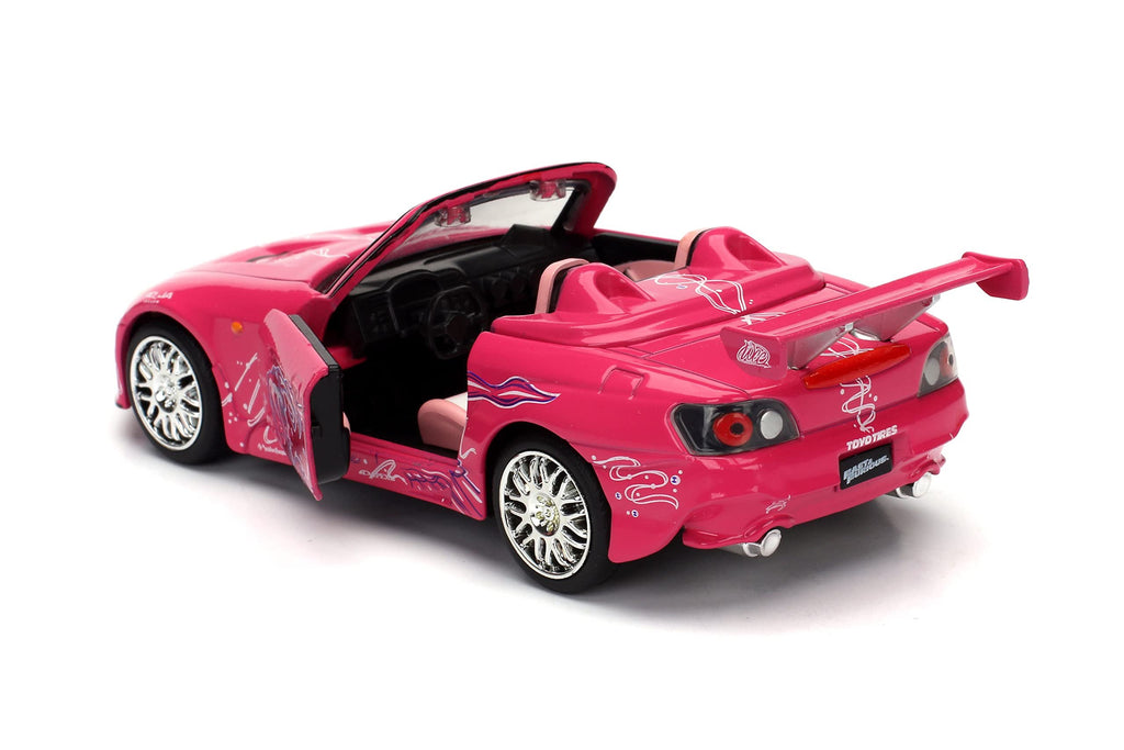 Jada Suki's Honda S2000 Convertible Pink with Graphics Fast & Furious Movie 1/32 Diecast Model Car
