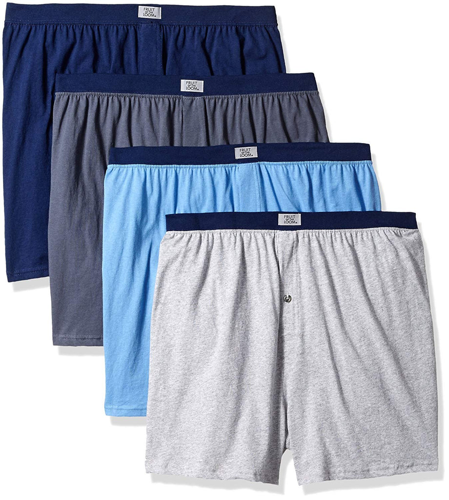 Fruit of the Loom Men's Tag-Free Boxer Shorts (Knit & Woven)