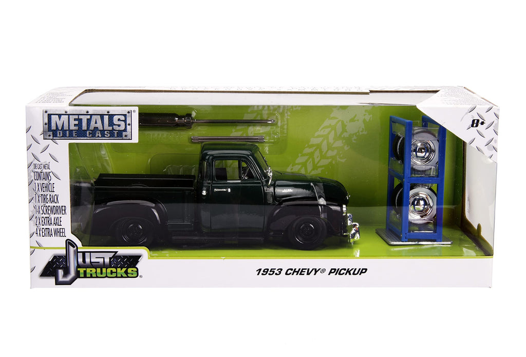 Just Trucks 1:24 1953 Chevy Pickup Die-cast Car, Toys for Kids and Adults