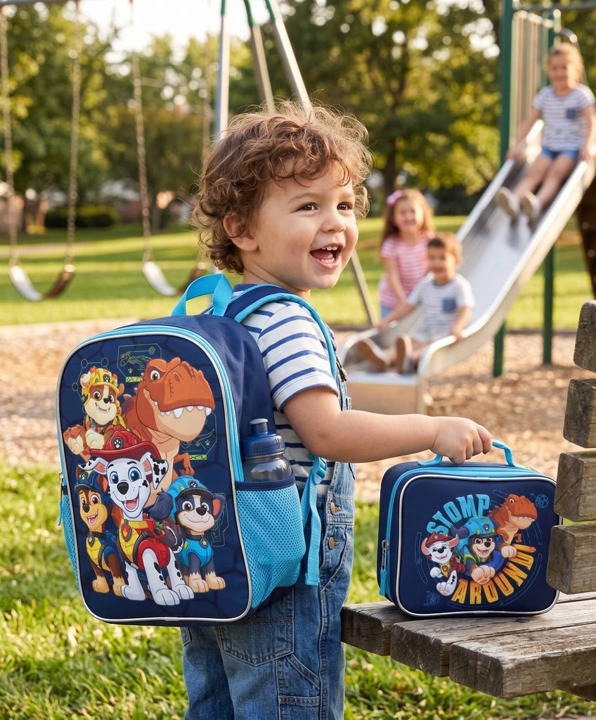Fast Forward Paw Patrol 16" Backpacks With Lunch Bag - Licensed Characters Kids Schoolbag