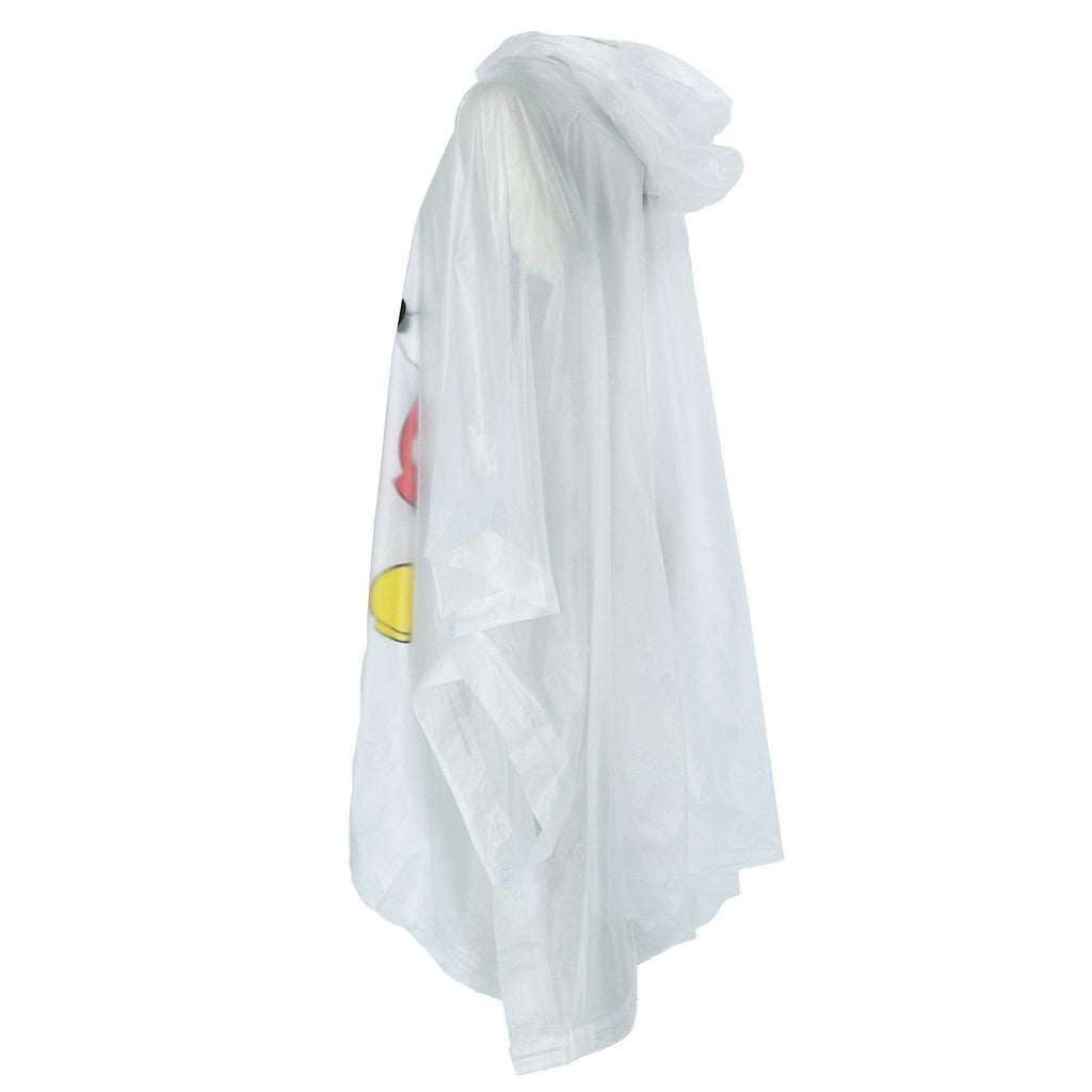 Jerry Leigh Disney Kid's Classic Mickey Mouse Rain Poncho, Clear