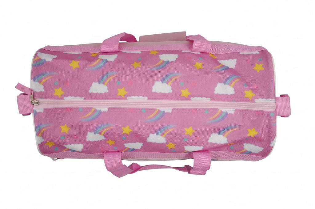 Disney Kids Duffle Bag 16.5" – Travel & Sports Bag with Zipper Pocket, Mesh Side Pockets & Shoulder Strap