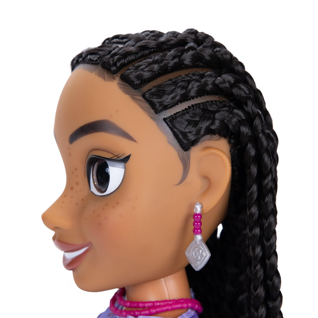 Disney's Wish Singing Asha Doll with Valentino & Star Figures, Asha Signs & Talks, 14 Inches Tall