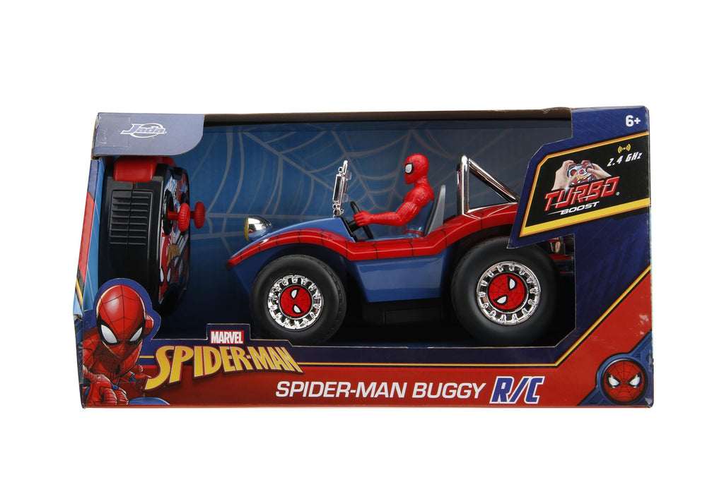 Marvel 1:24 Spider-Man Buggy RC Radio Control Cars, Toys for Kids and Adults