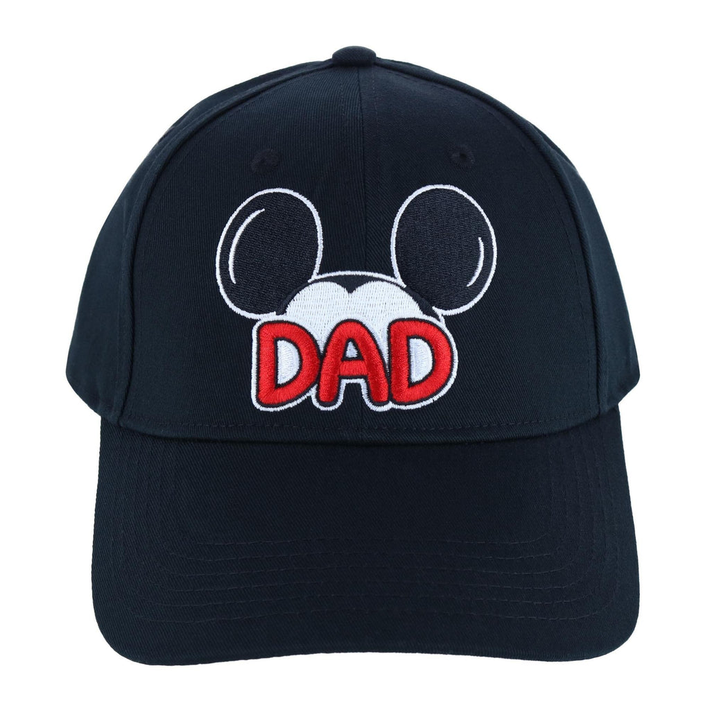 Jerry Leigh Disney Men's Mickey Mouse Dad Baseball Cap, Black