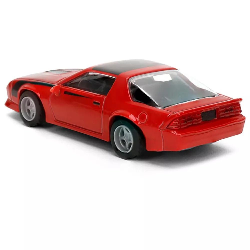 Jada Majorette Collection – 1985 Chevy Camaro 1:64 Die-Cast Model Car with Rubber Tires & Display Case, for Collectors & Adults
