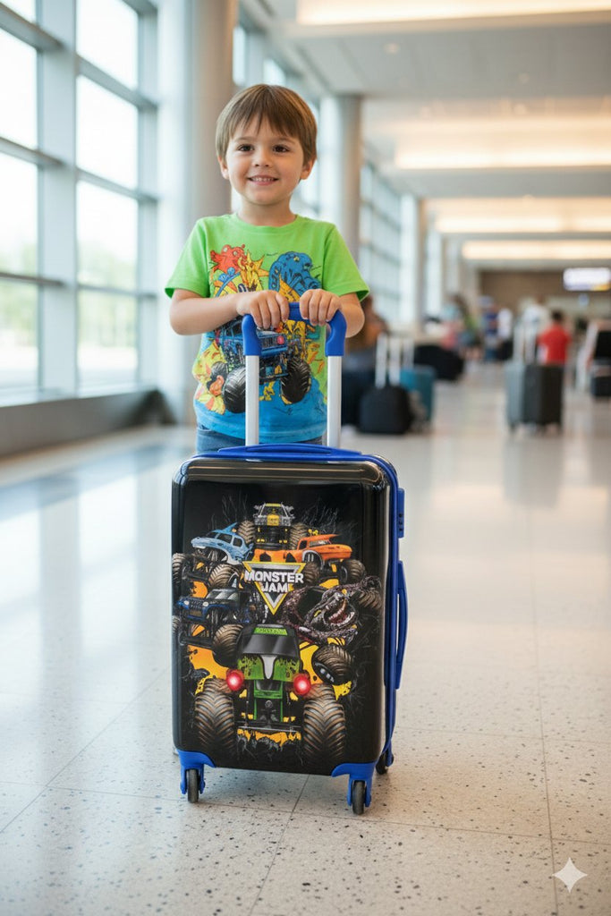 Disney Character 20" Hardshell Luggage - Toy Story, Stitch and more! Hard-side Suitcase for Travel with Spinner Wheels 20"x12"x8"
