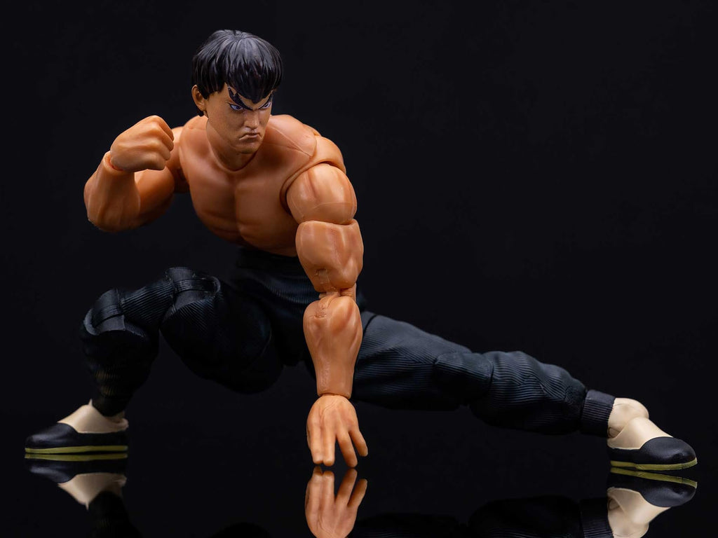 Street Fighter II 6" Fei Long Action Figure, Toys for Kids and Adults