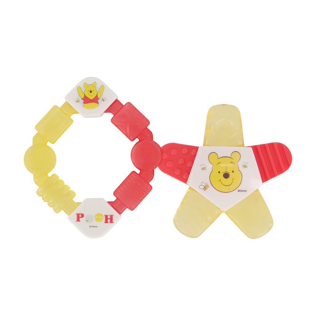 Disney Baby Winnie The Pooh Diamond and Star Water Filled Teether Toys, BPA Free