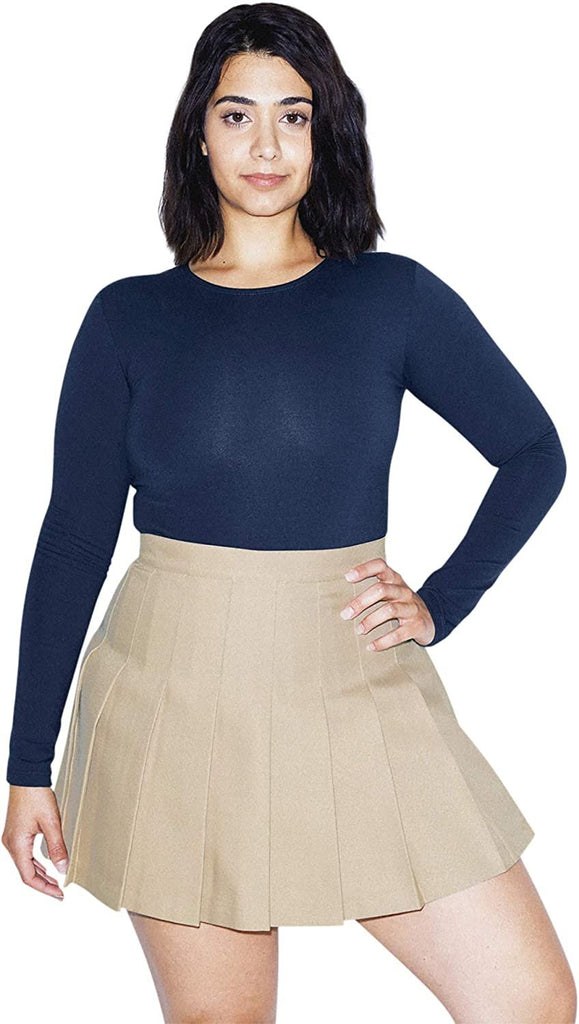 American Apparel Women's Gabardine Tennis Skirt