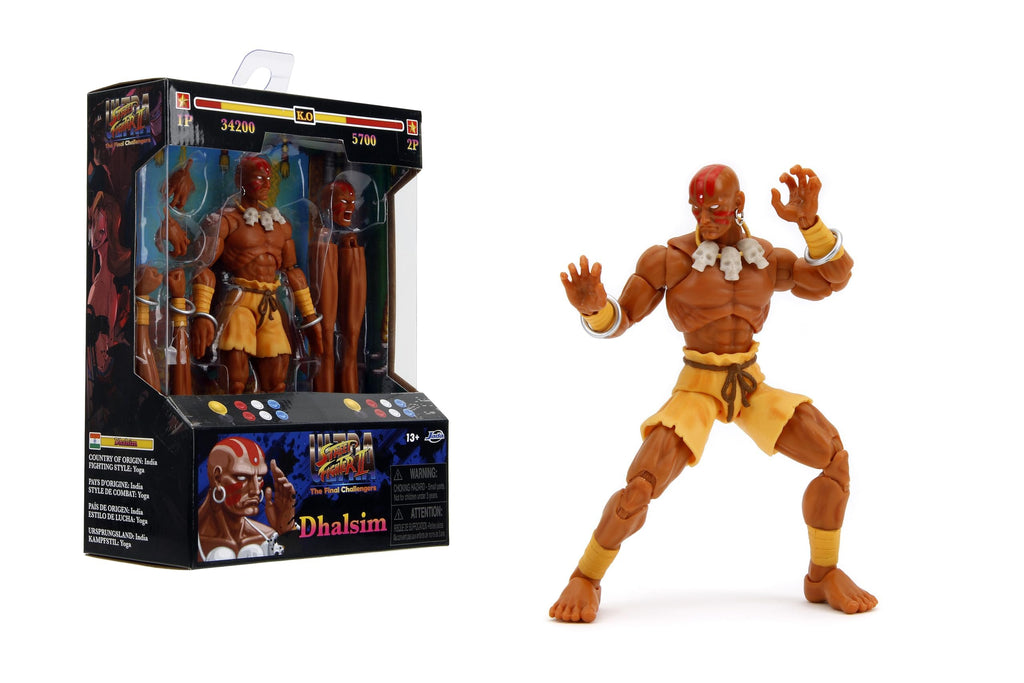 Street Fighter 6" Dhalsim Action Figure, Toys for Kids and Adults
