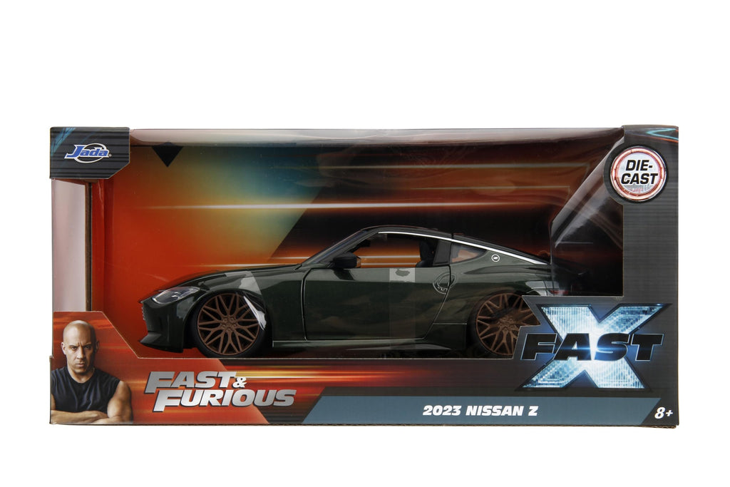Fast & Furious Fast X 1:24 2023 Nissan Z Die-Cast Car, Toys for Kids and Adults