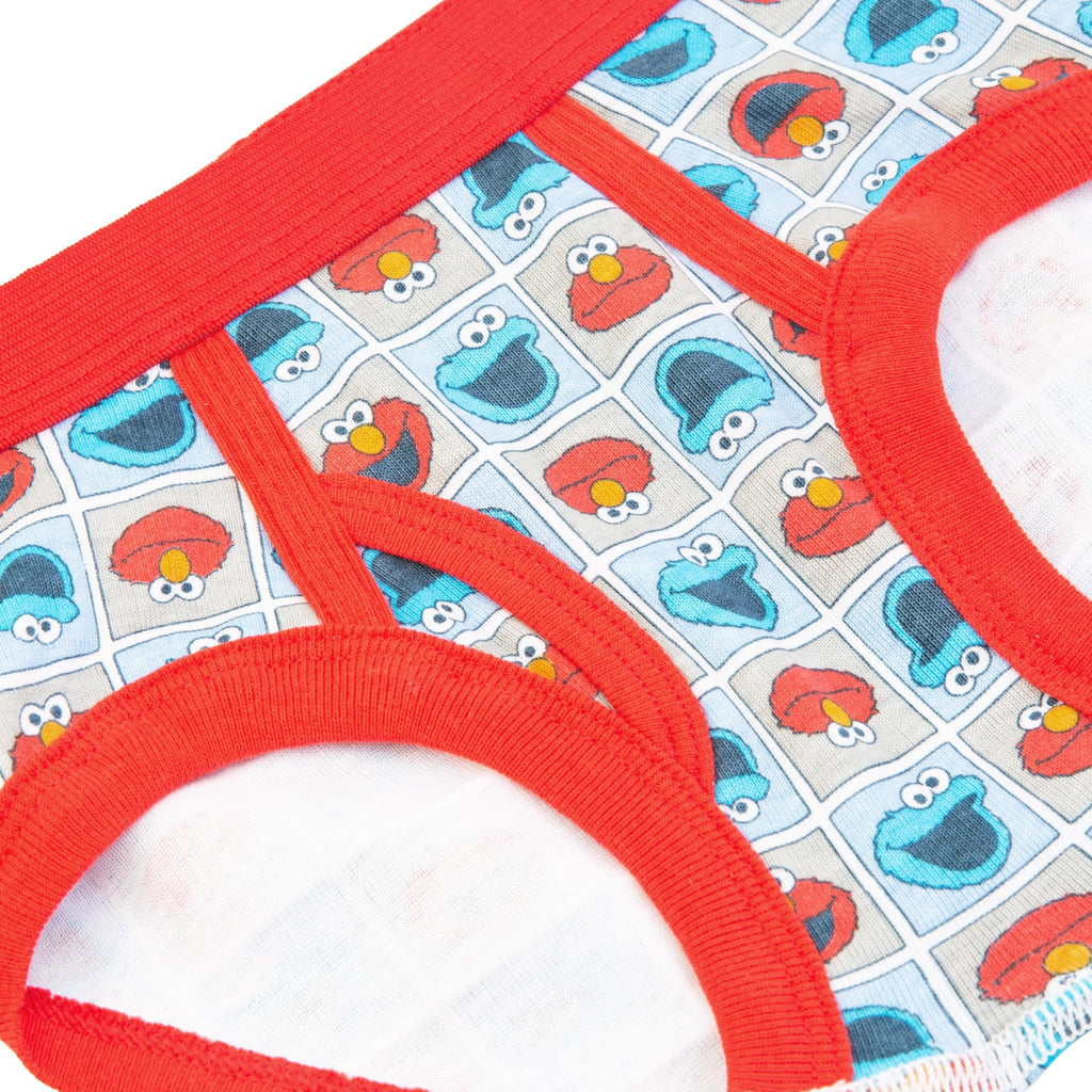 Sesame Street Boys' Underwear with Favorites Like Elmo, Big Bird in Sizes 18M, 2/3T, 4T, 7-Pack Cookie Monster