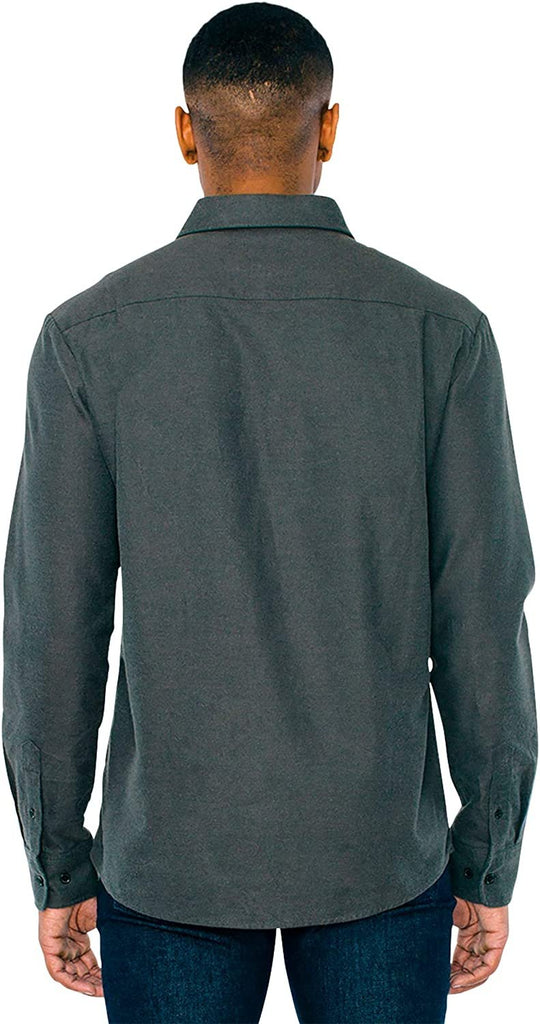 American Apparel Men's Flannel Long Sleeve Classic Shirt