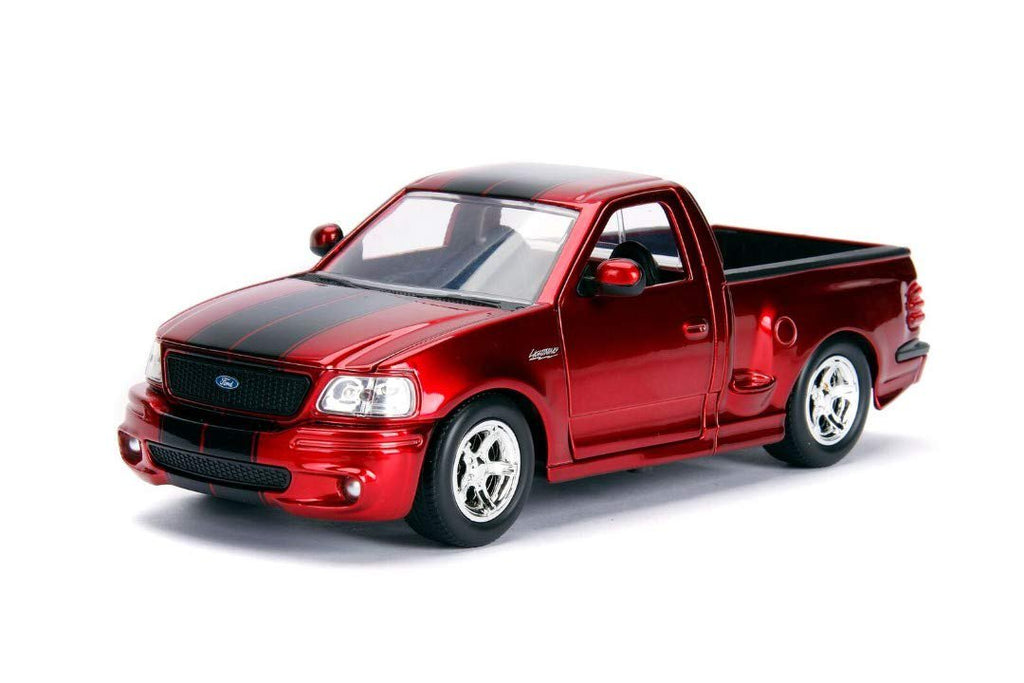 Jada 1:24 W/B - Metals - Just Trucks - 1999 Ford F-150 SVT Lightning (Candy Red)