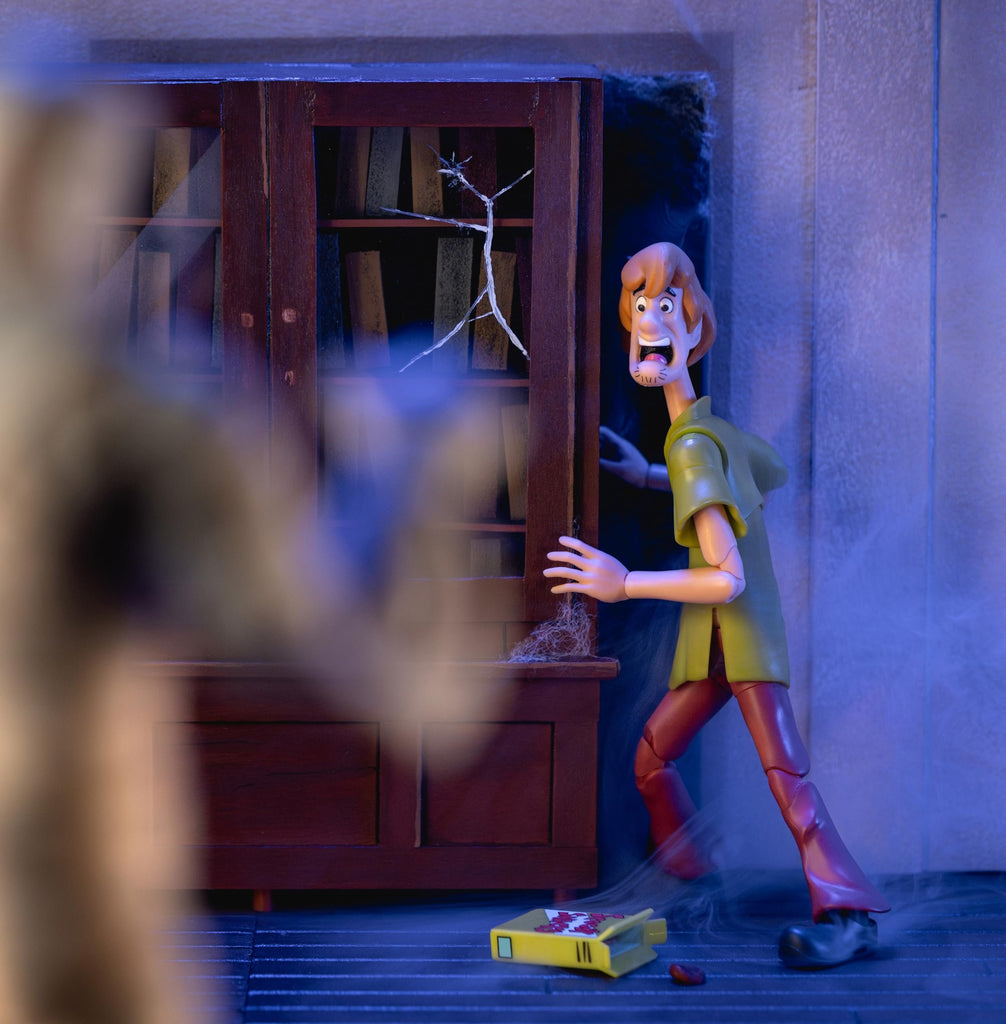 Jada Scooby-Doo! Wave 1 Shaggy Action Figure – 1:12 Deluxe Scale Toys – 6" Tall, Fully Articulated, Collector Packaging