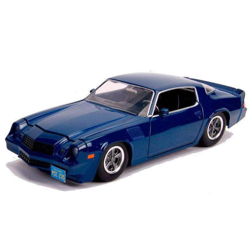 Jada Toys Billy's Chevrolet Camaro Z28 Dark Blue with Collectible Coin Stranger Things (2016) TV Series 1/24 Diecast Model Car by Jada 31110