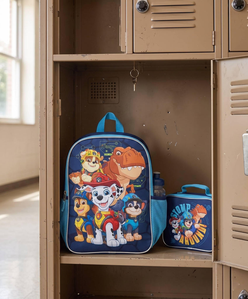 Fast Forward Paw Patrol 16" Backpacks With Lunch Bag - Licensed Characters Kids Schoolbag