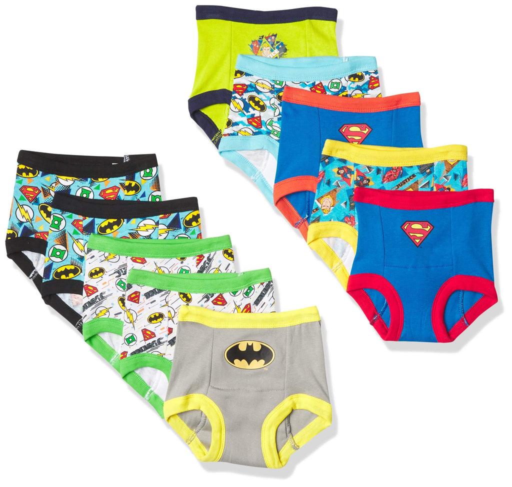DC Comics Toddler Potty Training Pants with Superman, Batman & Wonder Woman With Success Chart & Stickers
