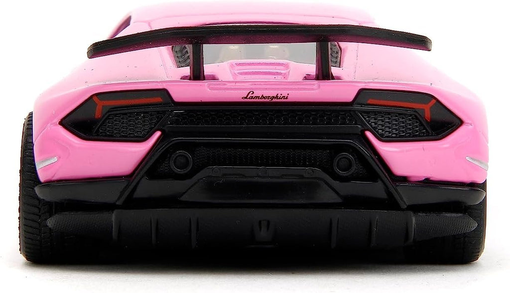 Pink Slips 1:32 W1 Lamborghini Huracán Performante Die-Cast Car, Toys for Kids and Adults(Glossy Pink)