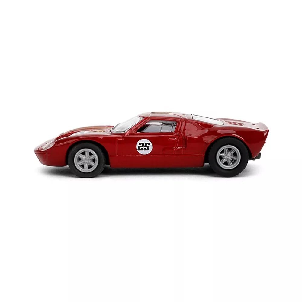 Jada Majorette Collection – 1965 Ford GT40 MK1 1:64 Die-Cast Model Car with Rubber Tires & Display Case, for Collectors & Adults