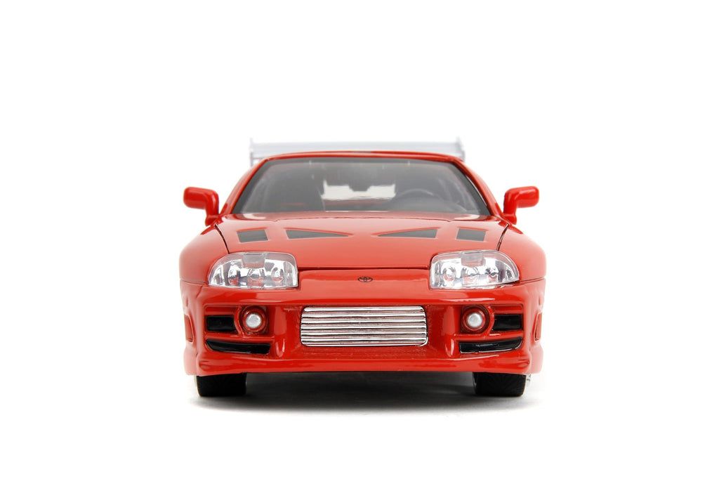 Jada One Punch Man with 1995 Toyota Supra Die-Cast Car – 1:24 Scale Anime Inspired Vehicle, Highly Detailed Model with Saitama Figure, for Ages 8+