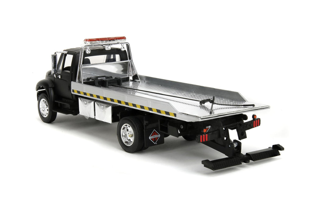International 1:24 Durastar 4400 Flat Bed Die-cast Car, Toys for Kids and Adults(Black)
