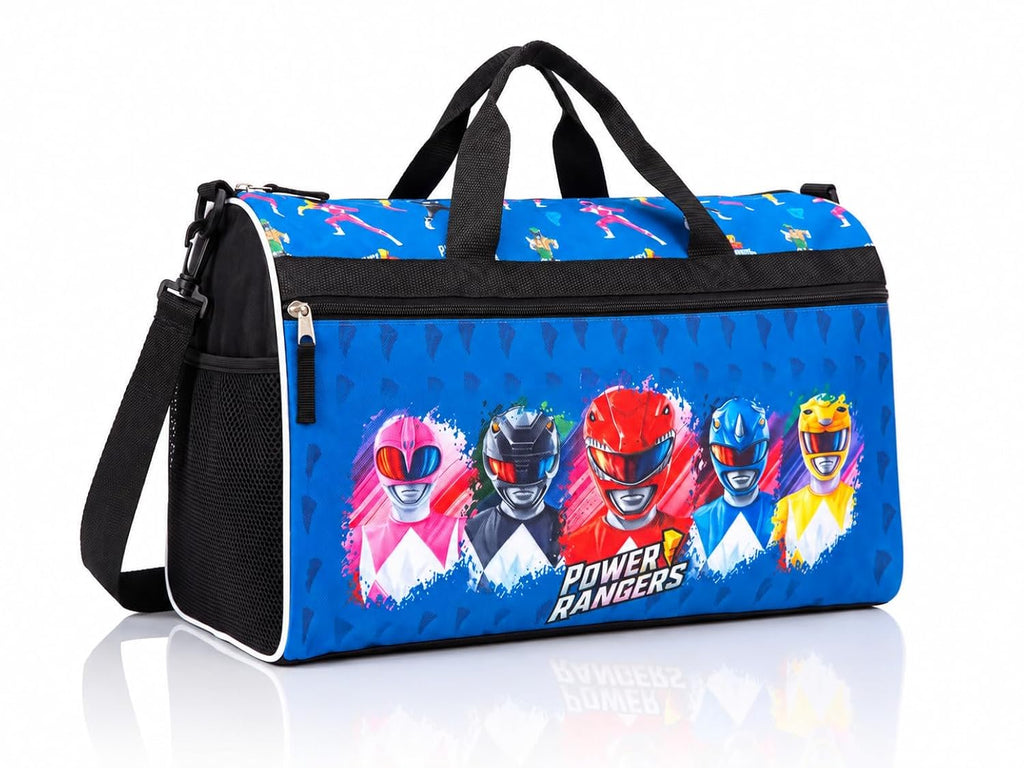 Disney Kids Duffle Bag 16.5" – Travel & Sports Bag with Zipper Pocket, Mesh Side Pockets & Shoulder Strap